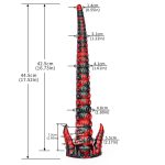 Red Devils Silicone 17.5" Horse Dick - Image 5