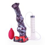 Squirting Alien Beast Night Elf 10.2" Dildo - L - Image 6