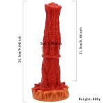 Red Devils Liquid Silicone Dildo - C - Image 4