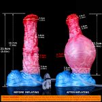 Squirting & Inflatable Monster Dildo - C - Image 2