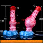 Squirting & Inflatable Monster Dildo - E - Image 2