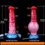 Squirting & Inflatable Monster Dildo - J - Image 2