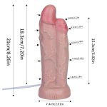 Ejaculation Realistic Double Penis