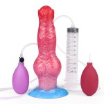 Squirting Inflatable Fantasy Dildo - Wolf - Image 6