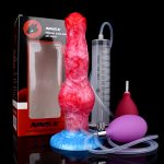 Squirting Inflatable Fantasy Dildo - Wolf - Image 5