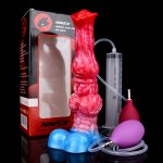Squirting Inflatable Fantasy Dildo - Horse Dick - Image 5