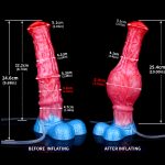 Squirting Inflatable Fantasy Dildo - Alien