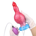 Squirting Inflatable Fantasy Dildo - Wolf Dick - Image 7