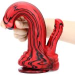 Red Double Dildos with Suction Cup - Image 4