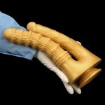 Twin Realistic Silicone Double Dildo - Image 10