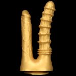 Twin Realistic Silicone Double Dildo - Image 4