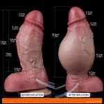 Squirting Inflatable Realistic 19.5 cm Dong - Image 3