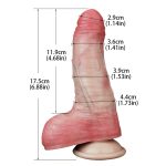 Dual Density Realistic Skin 17.5 cm Dildo - Image 2