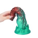 Ghostly Crimson Red Green Fantasy Dildo - Image 9