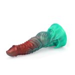 Ghostly Crimson Red Green Fantasy Dildo - Image 10