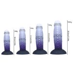 Burr Gradient Color Realistic Dildo - Image 5