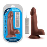 8.3" Mr. Rude Buzzer Vibrating Realistic Dildo With Controller - Image 3