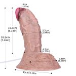 Dual-layer Squirting Dildo 7.17 Inches