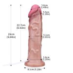 Dual-layer Squirting Dildo 9.85 Inches - Image 2