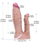 Dual-layer Double Side Squirting Dildo 7.6 Inches - Image 2