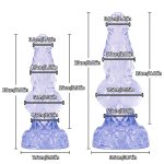 Knotted Realistic Jelly PVC Dildo - Image 9