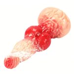 Knotted Realistic PVC Double Color Dildo - Image 4