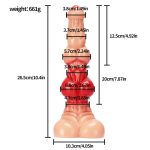 Long Knot Dog Cock Dildo - Image 4