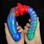 Double-ended Colorful Dildo & Anal Beads - Image 2