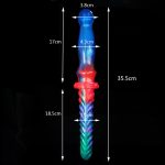 Double-ended Colorful Dildo & Anal Beads - Image 5