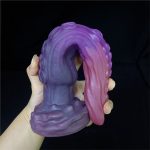 Purple Silicone Tentacle Dildo 10 Inches - Image 2