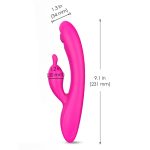 Candy Silicone Rabbit Vibrator - Image 4