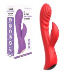 Flexible Ribbed Silicone Rabbit Vibrator - Image 7