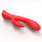 Flexible Ribbed Silicone Rabbit Vibrator - Image 8