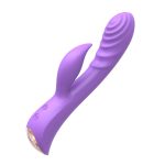 Flexible Ribbed Silicone Rabbit Vibrator - Image 10