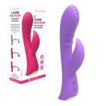 Flexible Ribbed Silicone Rabbit Vibrator - Image 14