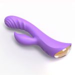 Flexible Ribbed Silicone Rabbit Vibrator - Image 15
