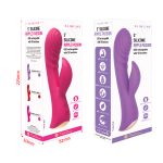 Flexible Ribbed Silicone Rabbit Vibrator - Image 3