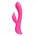 Flexible Ribbed Silicone Rabbit Vibrator - Image 4