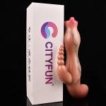 Testicle Realistic Dildo Rabbit Vibrator - 04