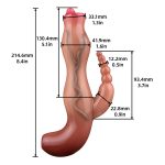 Testicle Realistic Dildo Rabbit Vibrator - 04 - Image 2