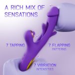 Flapping Vibrator with G Spot Vibration & Clitoral Tapping - Image 2