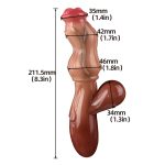 Testicle Realistic Dildo Rabbit Vibrator - 10 - Image 10