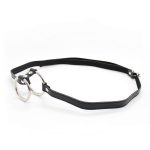 Bondage Boutique Double Ring Steel Cock Ring With Strap