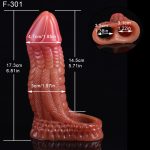 Lizard Flesh Cock Extension Sleeve - Image 3
