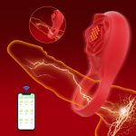 Vibrating Rose Cock Ring - Image 3