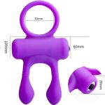 Rabbit Silicone Cockring - Image 5