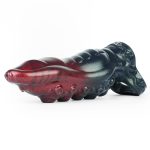 Monster Silicone Cock Sleeve in Claret - Image 9