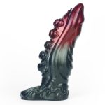 Monster Silicone Cock Sleeve in Claret - Image 3