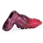 Monster Silicone Cock Sleeve in Rose - Image 9