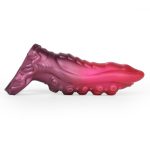Monster Silicone Cock Sleeve in Rose - Image 5